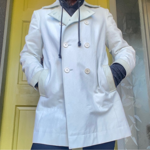 Short Trench double breasted jacket - Picture 4 of 8